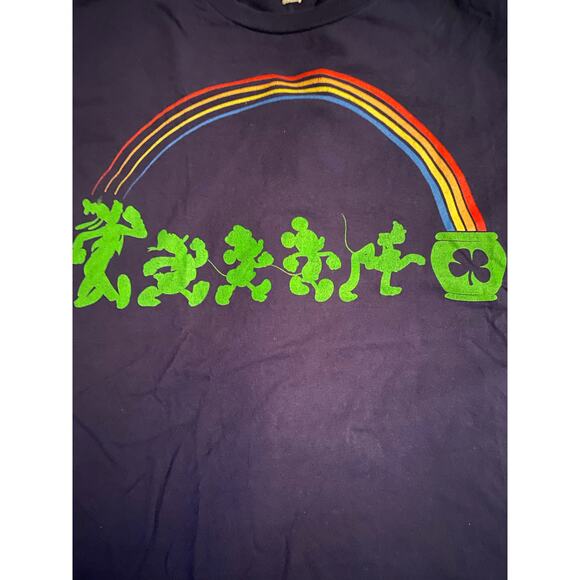 Disney Friends T Shirt Large Rainbow Pot of Gold Blue - Picture 5 of 12